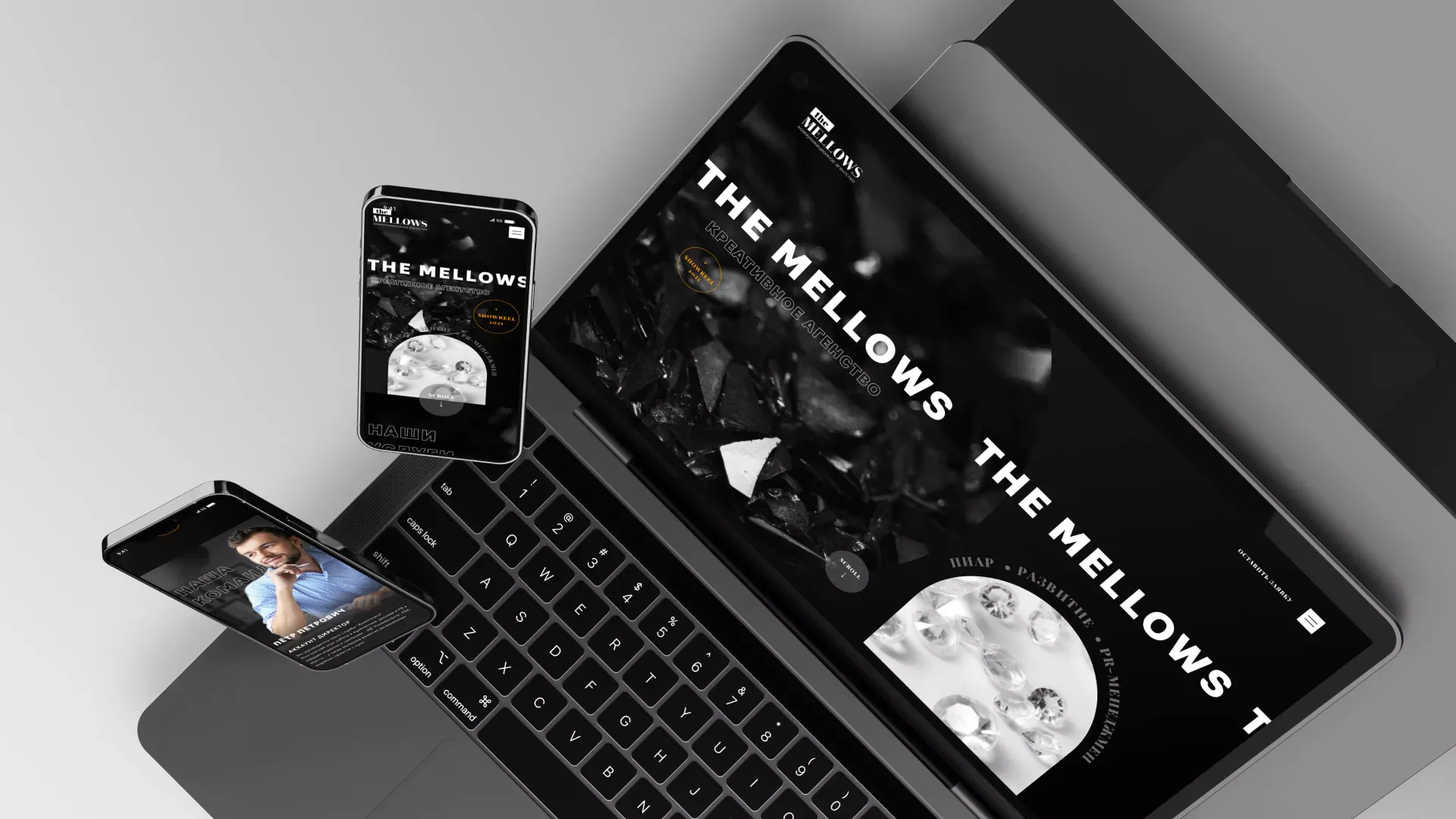 Разработка сайта креативного агентства «The Mellows» в Кодинске