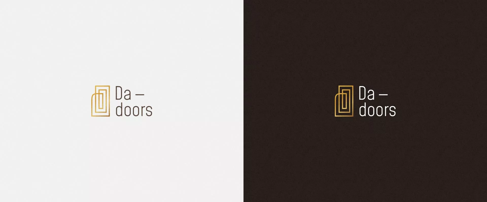 Разработка логотипа для компании «DA-DOORS» в Кодинске
